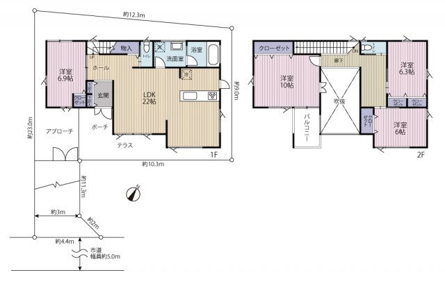 兵庫県芦屋市の一戸建て | 7480万円 | 4LDK | 2168.6m² | Akiyama house finder