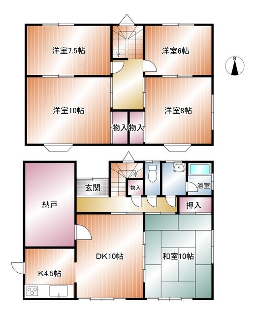 兵庫県神崎郡市川町の一戸建て | 690万円 | 5SLDK | 114.28m² | Akiyama house finder