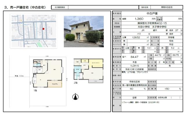 detached 兵庫県揖保郡太子町東南
