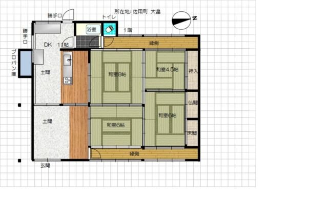 detached 兵庫県佐用郡佐用町大畠 地図を見る