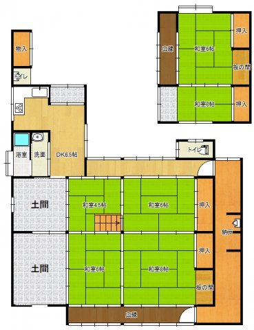 detached 兵庫県丹波市氷上町桟敷 地図を見る