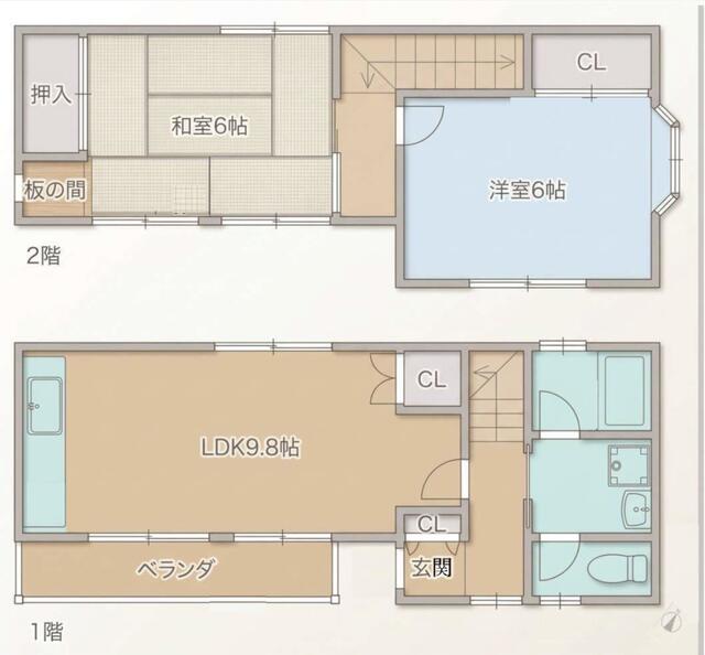 house for sale in 神戸市, Hyogo | ¥9,000,000 | 2LDK | Akiyama house find…