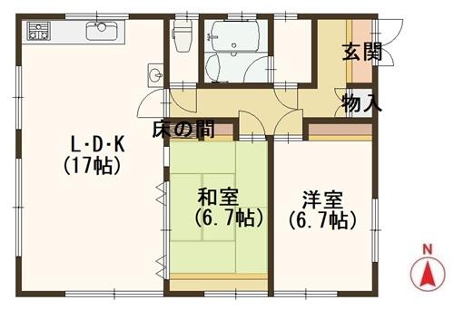 house for sale in Minami-Awaji, Hyogo | ¥13,300,000 | 2LDK | Akiyama…