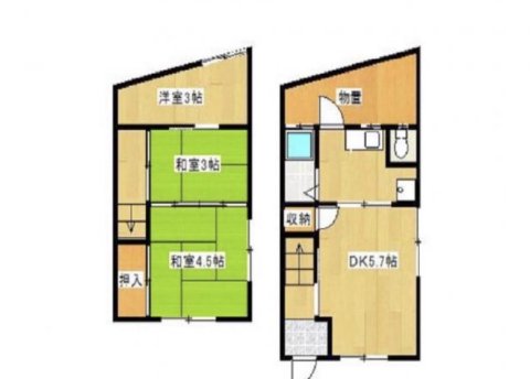 兵庫県神戸市の一戸建て | 320万円 | 3DK | 35.37m² | Akiyama house finder