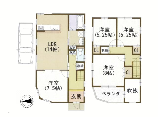detached 大阪府寝屋川市明徳１丁目 地図を見る