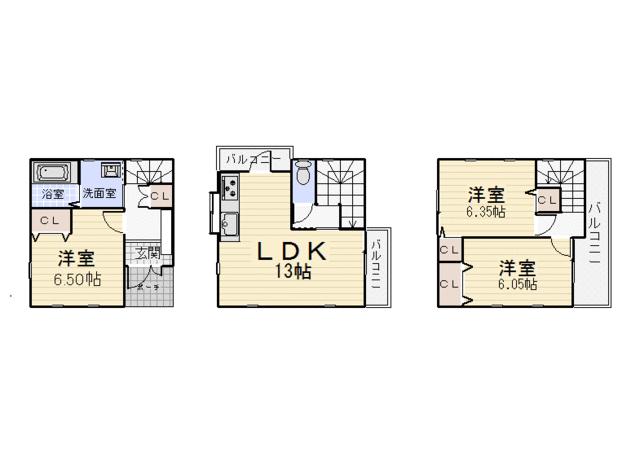 和歌山県和歌山市の一戸建て | 900万円 | 3LDK | 53.62m² | Akiyama house finder