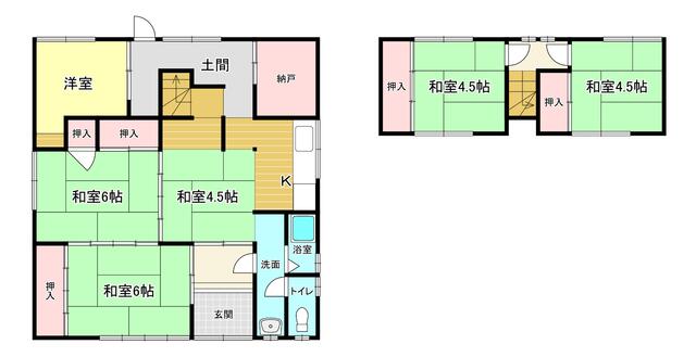 house for sale in Gobo, Wakayama | ¥2,500,000 | 6K | Akiyama house fi…