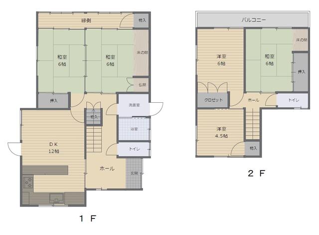 house for sale in Wakayama, Wakayama | ¥8,000,000 | 5DK | Akiyama hou…