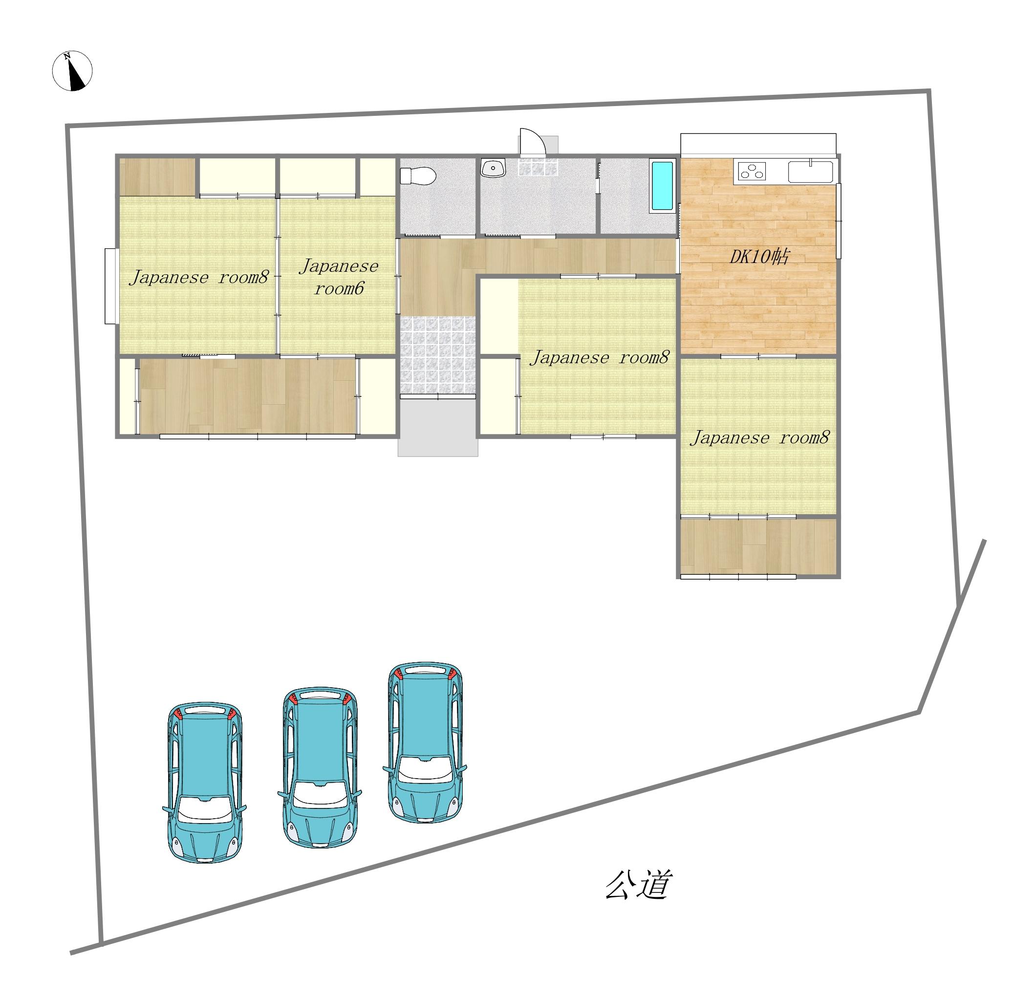 岡山県加賀郡吉備中央町の一戸建て | 350万円 | 4DK | 540.99m² | Akiyama house finder