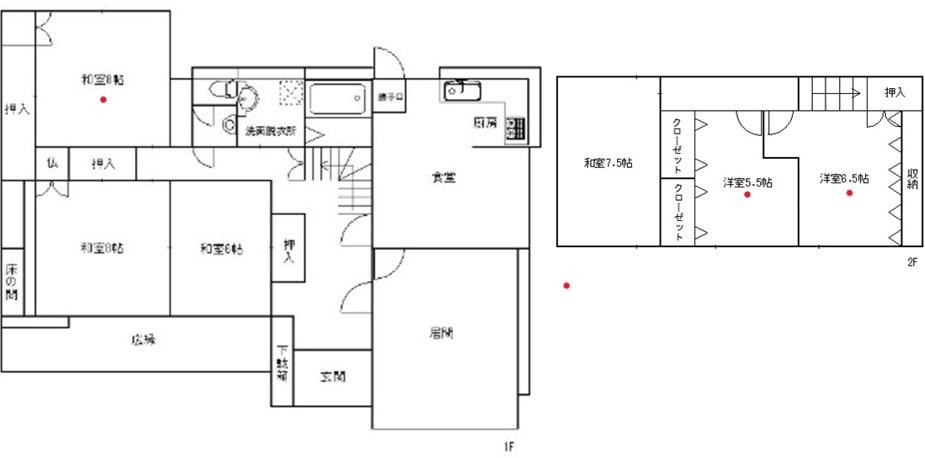 岡山県岡山市の一戸建て | 2580万円 | 7DK | 338.38m² | Akiyama house finder