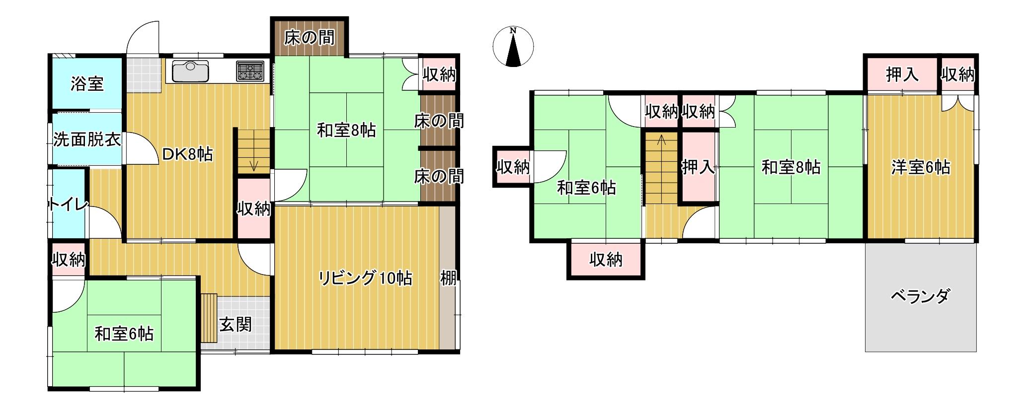 間取り図／間取図