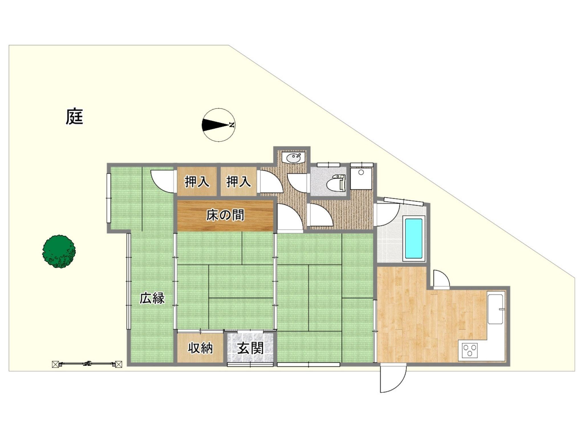 detached 岡山県津山市林田 地図を見る