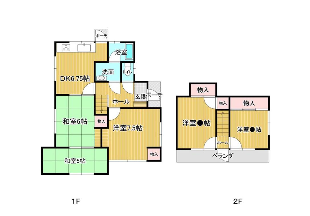 岡山県岡山市の一戸建て | 999万円 | 5DK | 136.93m² | Akiyama house finder