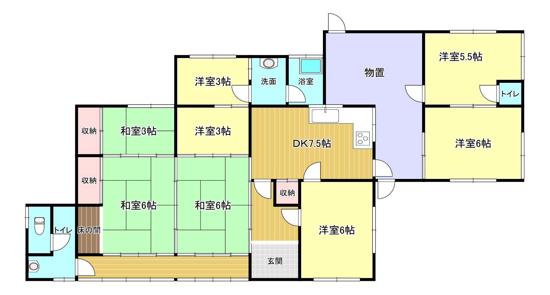 detached 岡山県岡山市北区御津虎倉 地図を見る