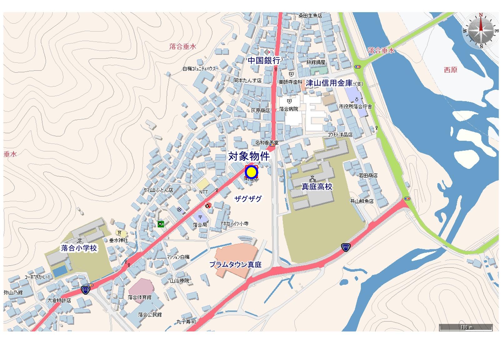 detached 岡山県真庭市落合垂水 地図を見る