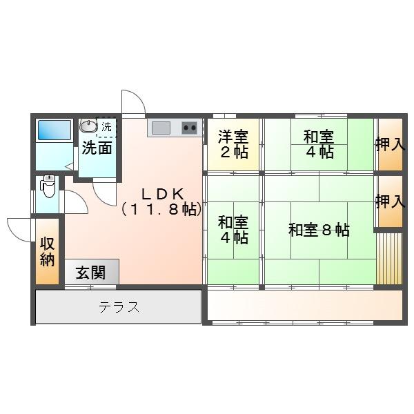 detached 岡山県美作市楢原下 地図を見る
