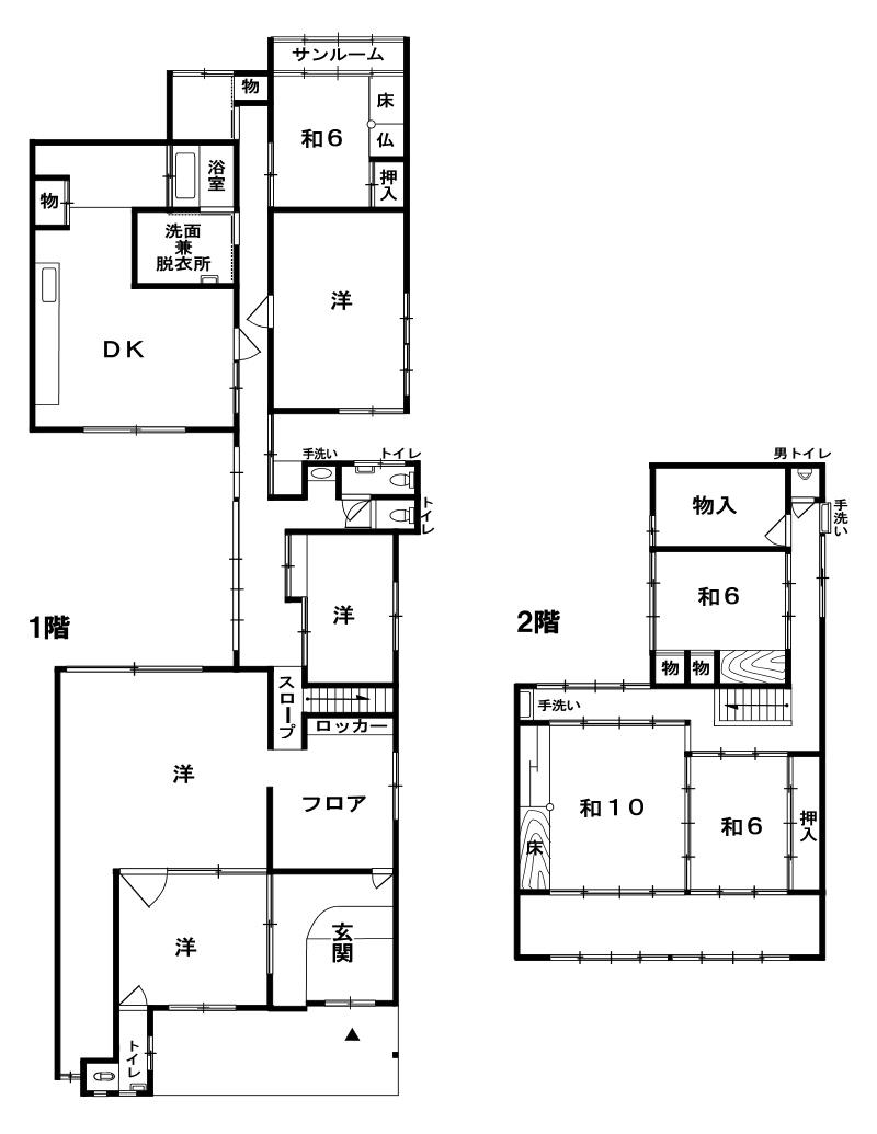 detached 岡山県津山市田町 地図を見る