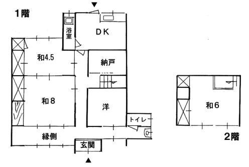 detached 岡山県美作市和田 地図を見る