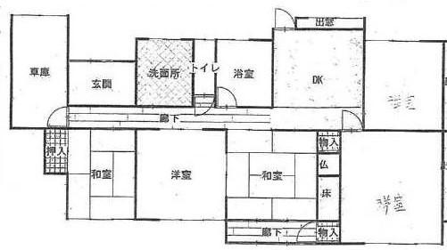 house for sale in Bizen, Okayama | ¥6,800,000 | 5DK | Akiyama house f…