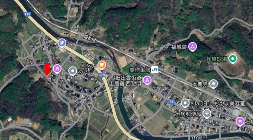 detached 岡山県美作市土居 地図を見る