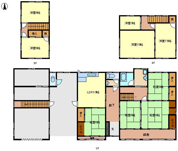 岡山県津山市の一戸建て | 780万円 | 6SLDK | 804m² | Akiyama house finder