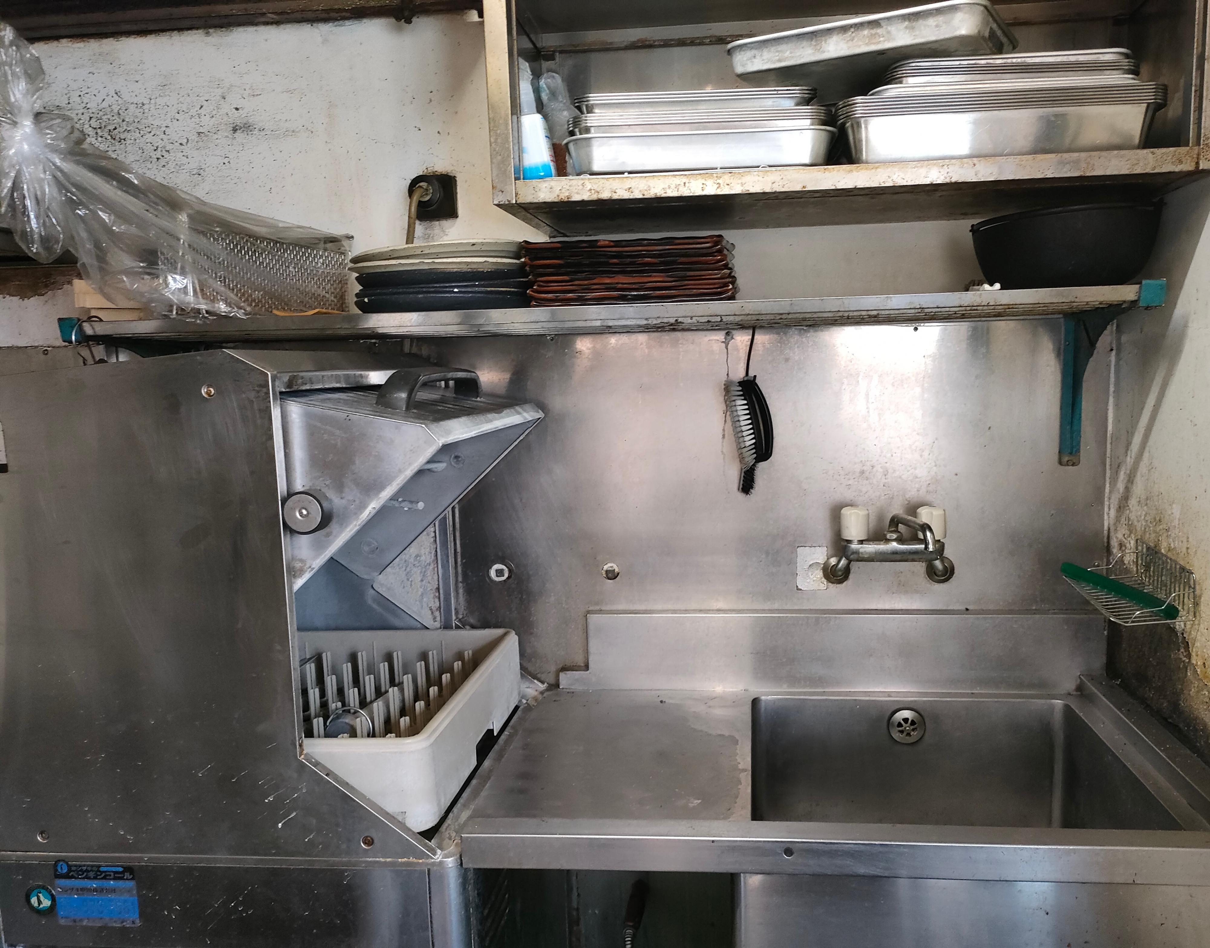 厨房、水道は、４箇所