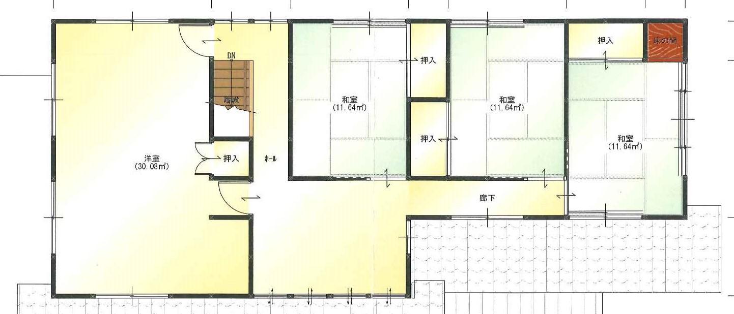 detached 岡山県勝田郡奈義町馬桑 地図を見る