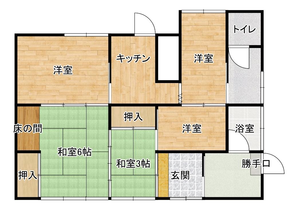 detached 岡山県玉野市玉６丁目 地図を見る
