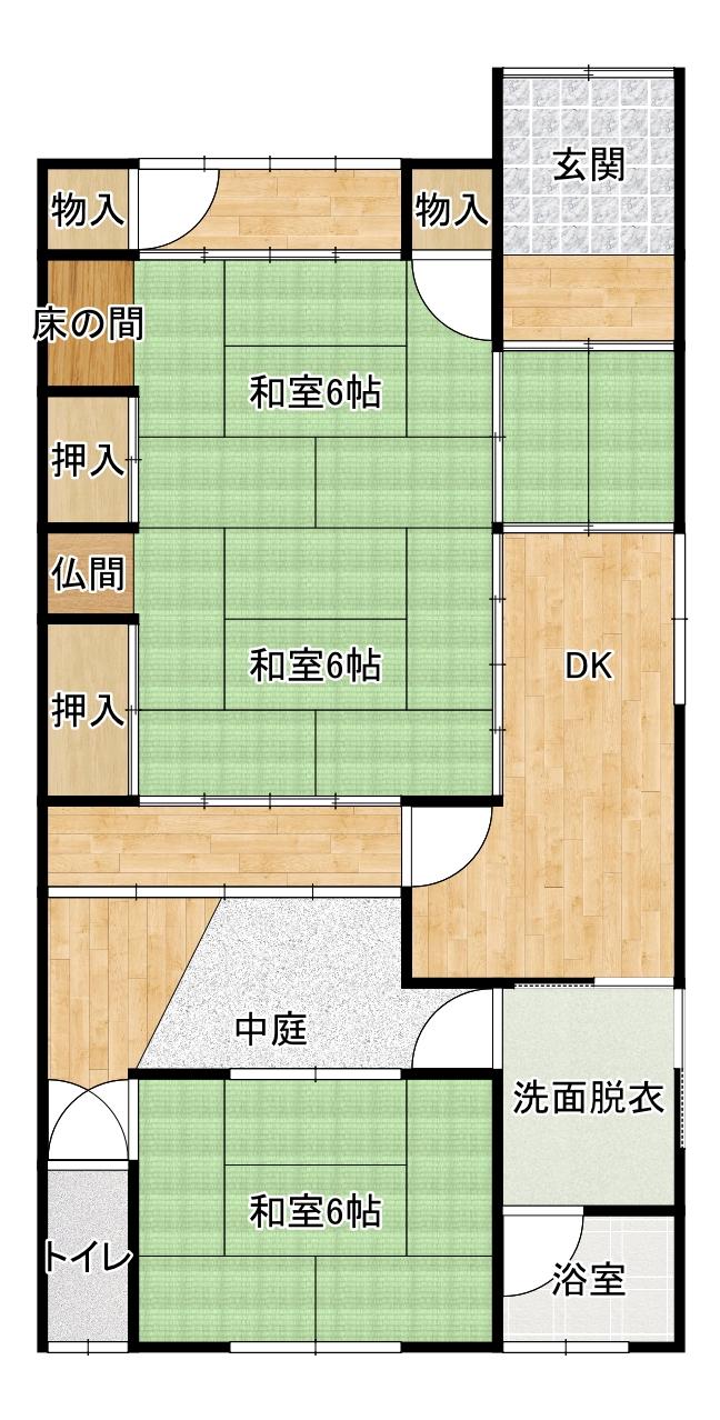 detached 岡山県玉野市玉６丁目 地図を見る