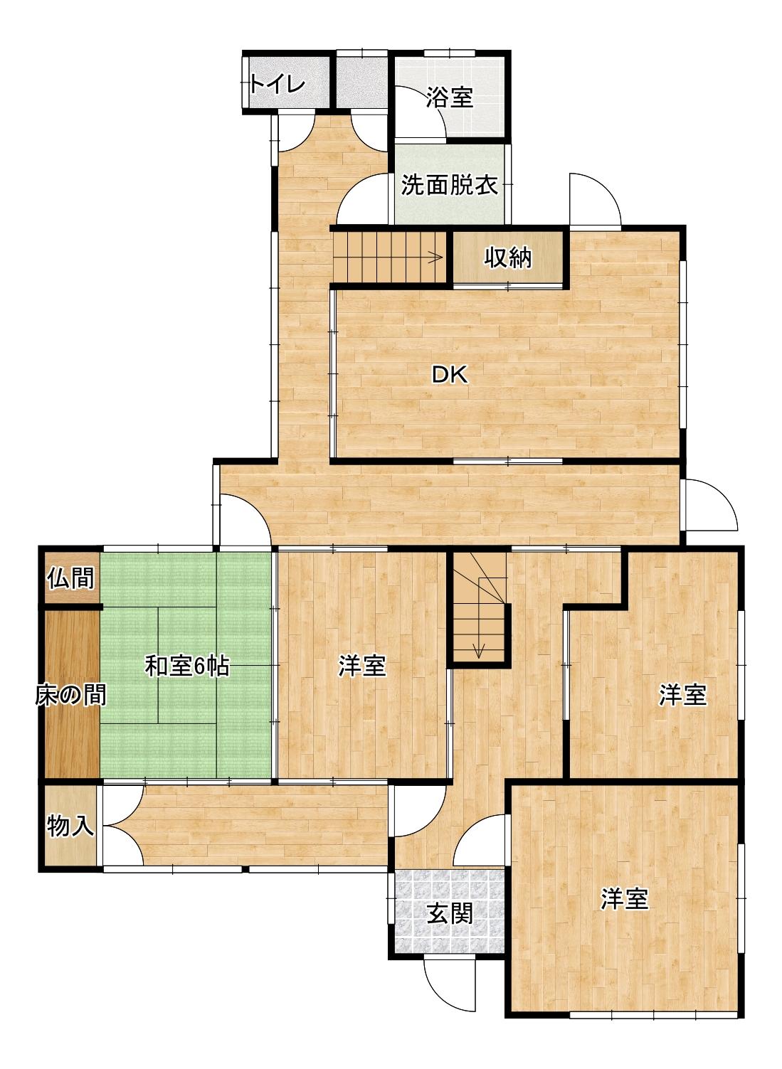 detached 岡山県玉野市長尾 地図を見る