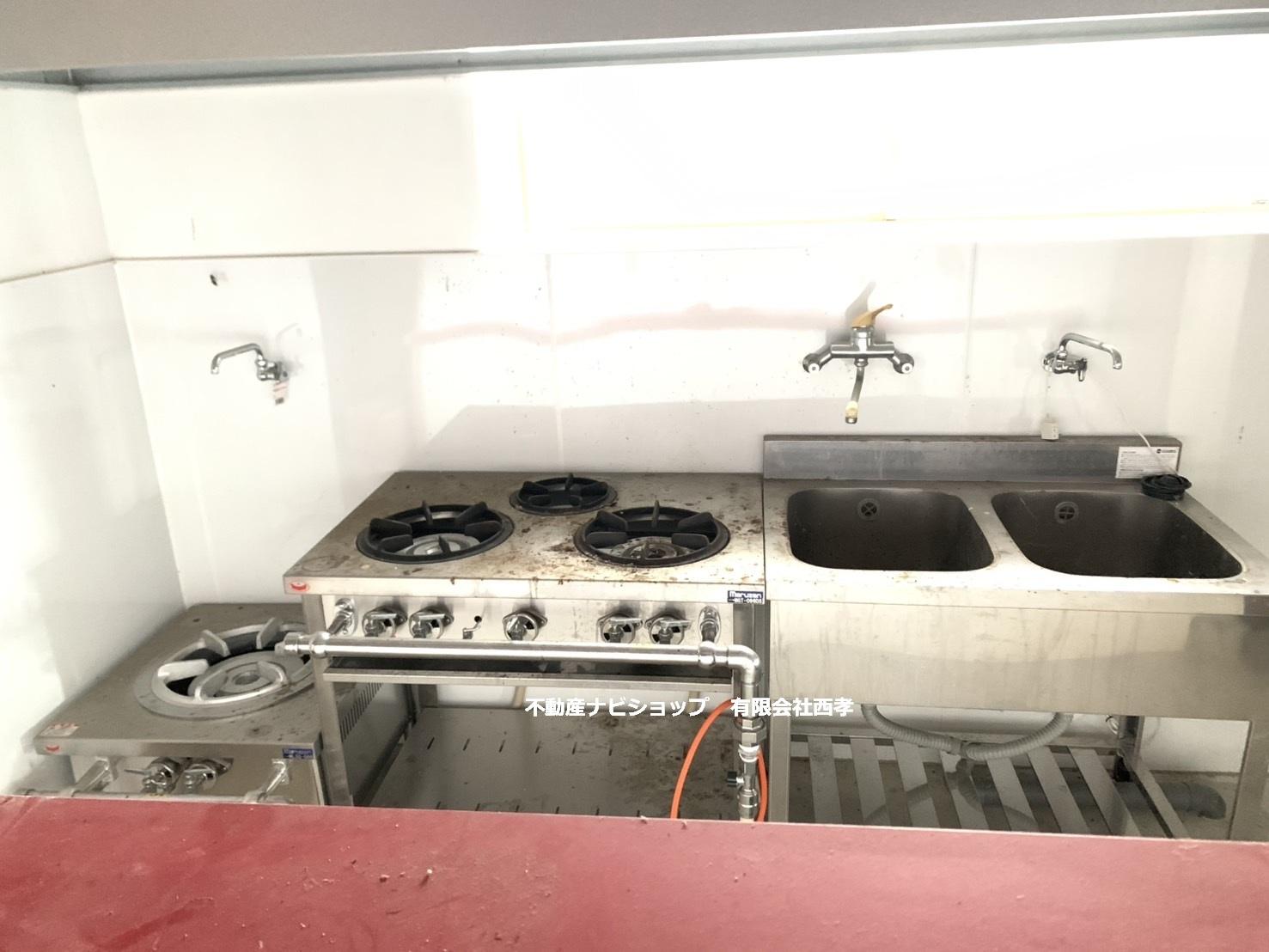 その他設備／業務用３口コンロとシンク