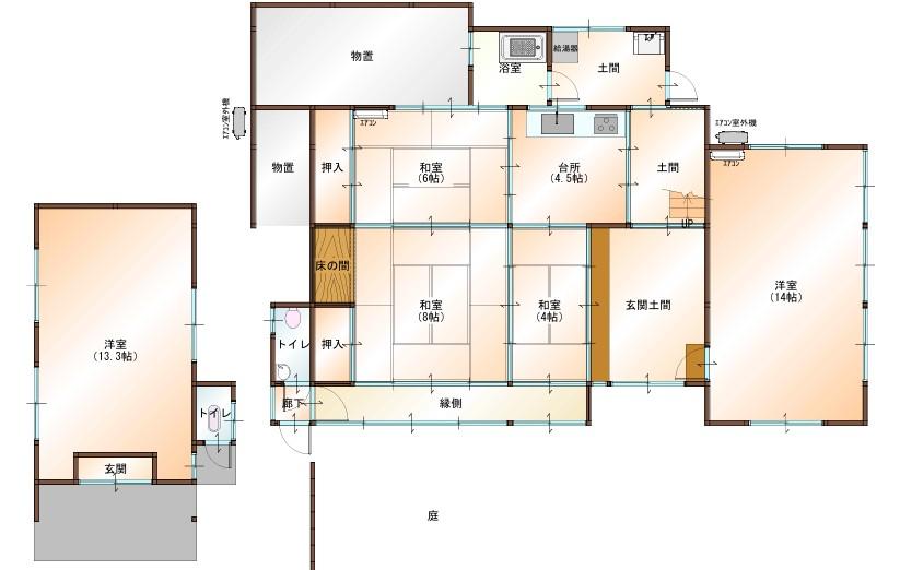 detached 岡山県浅口市鴨方町益坂 地図を見る