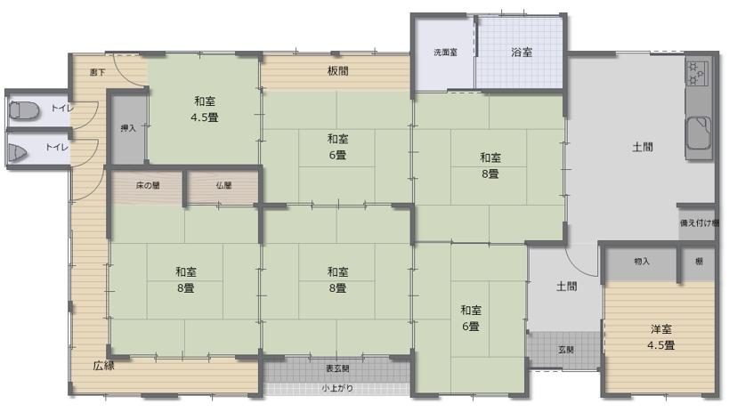 detached 岡山県高梁市川上町領家 地図を見る