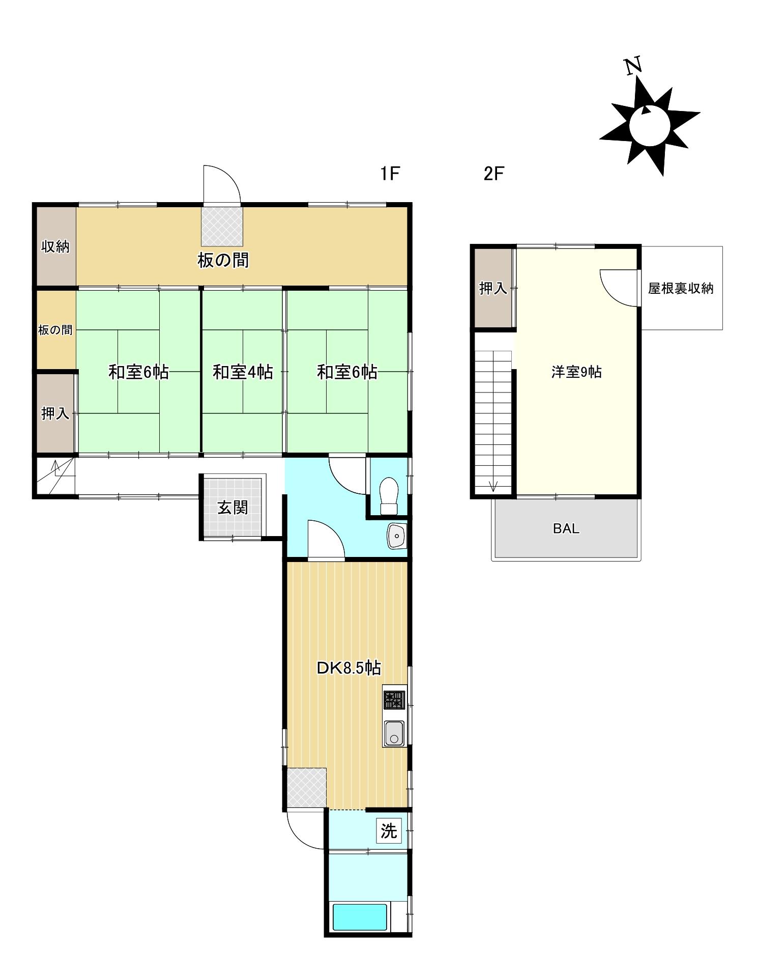 detached 岡山県岡山市南区阿津 地図を見る