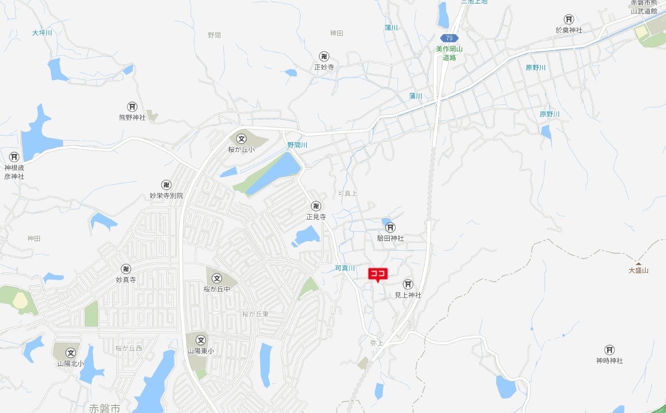detached 岡山県赤磐市弥上 地図を見る