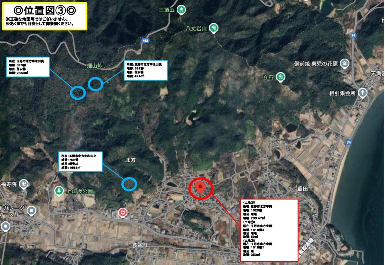 detached 岡山県玉野市北方 地図を見る