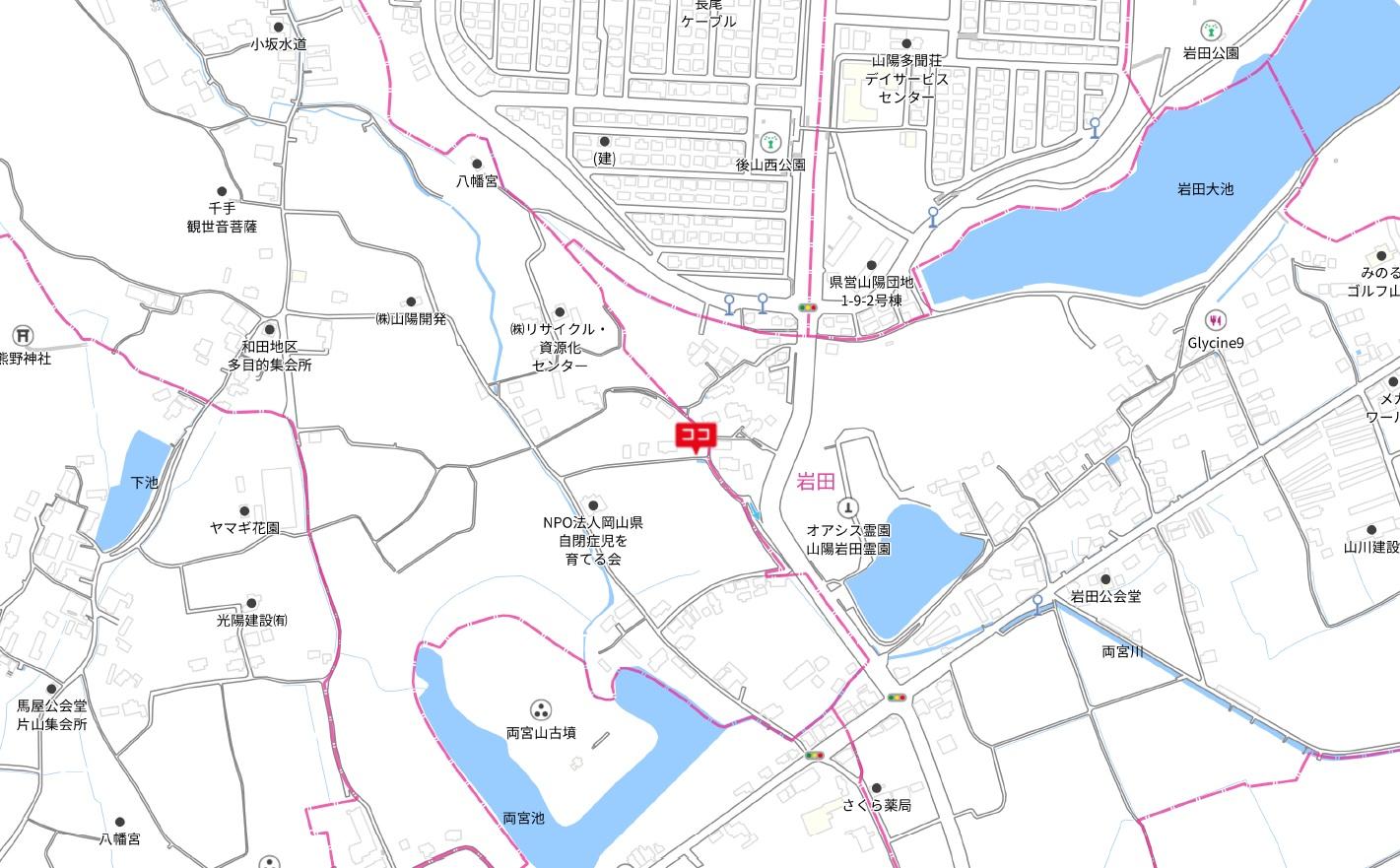 detached 岡山県赤磐市和田 地図を見る