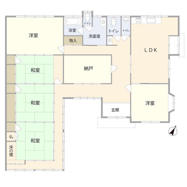 house for sale in 山県郡安芸太田町, Hiroshima | ¥12,000,000 | 5SLDK | Akiyama…