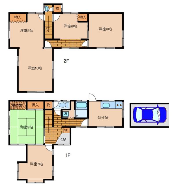 広島県呉市の一戸建て | 750万円 | 6DK | 187.17m² | Akiyama house finder