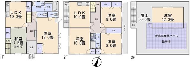 house for sale in 安芸郡海田町, Hiroshima | ¥42,500,000 | 6LDK | Akiyama ho…