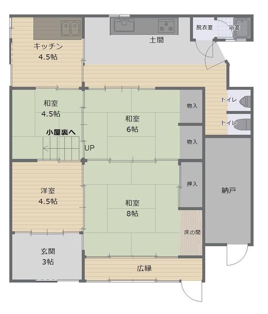 detached 広島県福山市内海町ロ 地図を見る