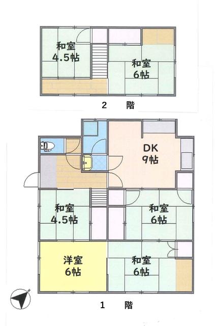 house for sale in Kure, Hiroshima | ¥1,000,000 | 6DK | Akiyama house…