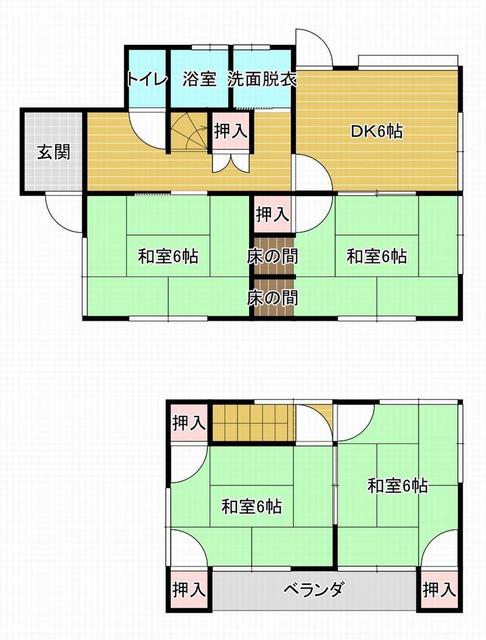 house for sale in Fukuyama, Hiroshima | ¥5,500,000 | 4DK | Akiyama ho…
