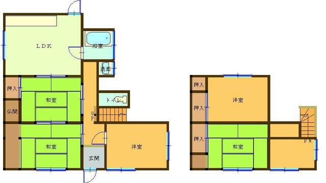 広島県呉市の一戸建て | 180万円 | 5SLDK | 105.75m² | Akiyama house finder