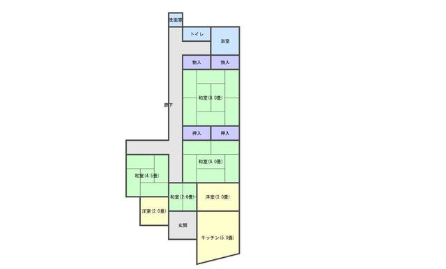 detached 広島県呉市吾妻１丁目 地図を見る