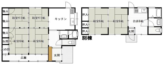 house for sale in Etajima, Hiroshima | ¥7,800,000 | 4DK | Akiyama hou…