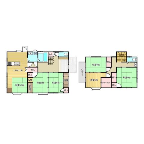 house for sale in Takehara, Hiroshima | ¥15,900,000 | 6LDK | Akiyama…