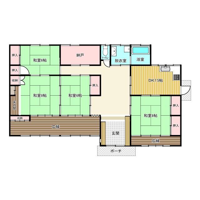 house for sale in Fukuyama, Hiroshima | ¥5,300,000 | 4SDK | Akiyama h…