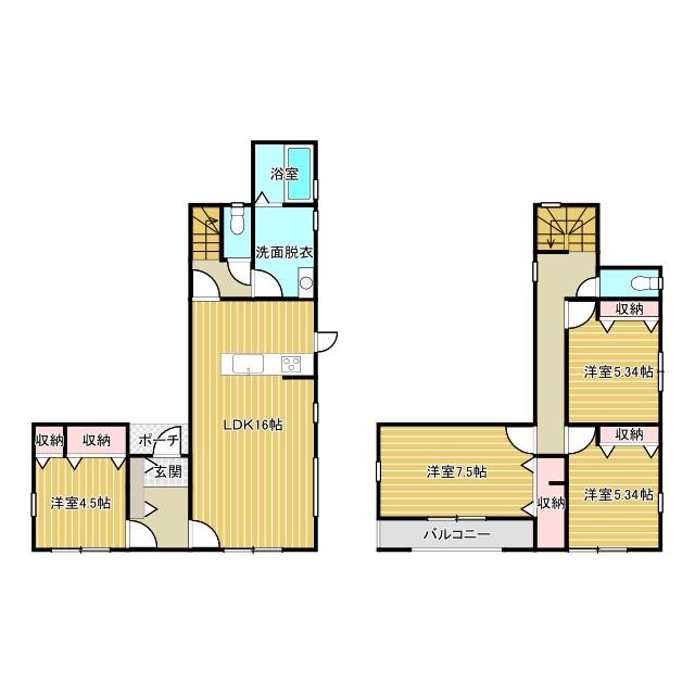 広島県福山市の一戸建て | 2480万円 | 4LDK | 165.62m² | Akiyama house finder