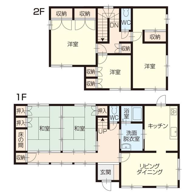 岡山県笠岡市の一戸建て | 1430万円 | 5SLDK | 207.11m² | Akiyama house finder